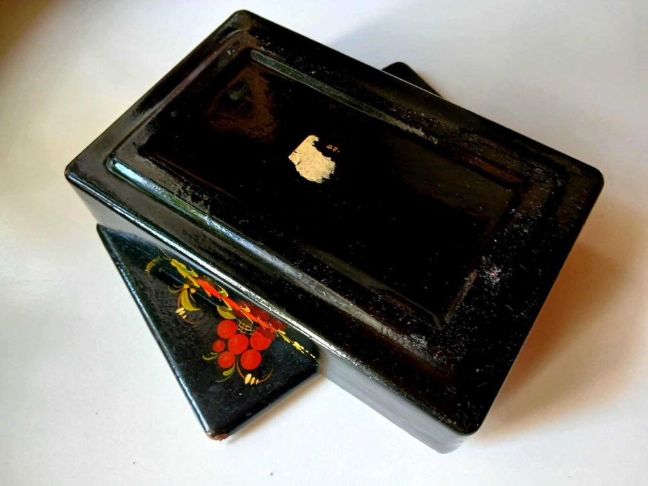 Szkatułka 23x15x6 cm - Ręczna Robota Retro Cepelia