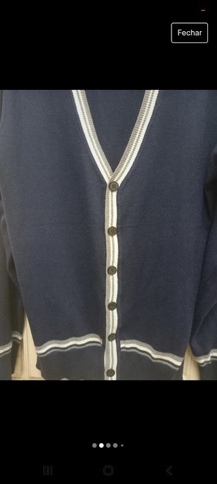 Casaco de malha de homem