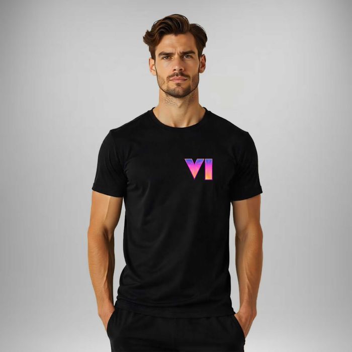 T-Shirt preta do tema GTA VI