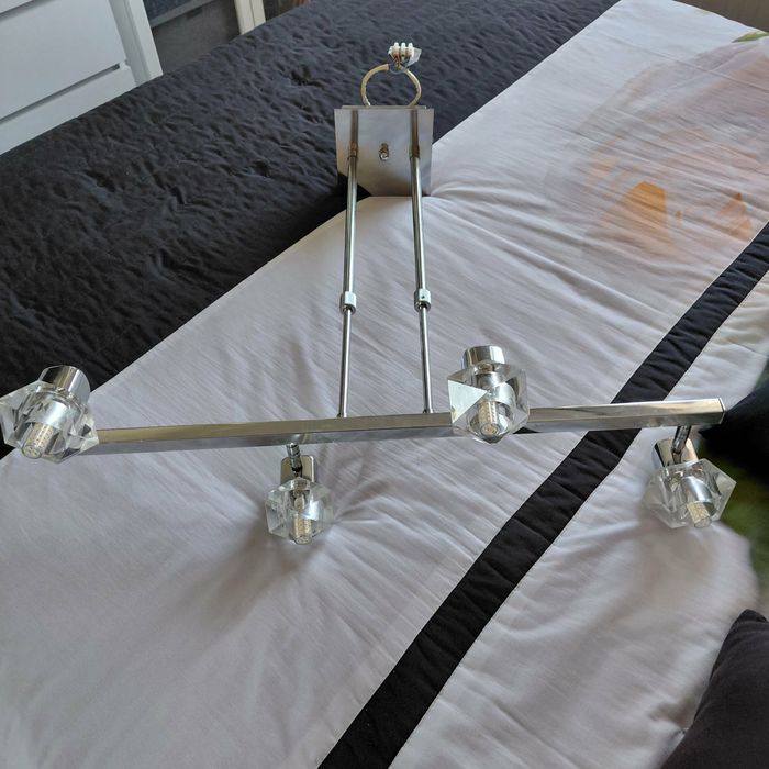 Lampa adrilux srebrna