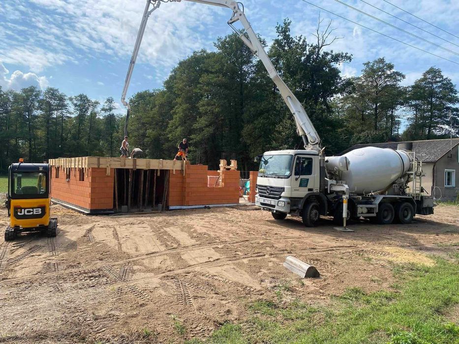 Betoniarnia, Beton towarowy,  półsuchy, suchy, chudziak, stabilizacja.