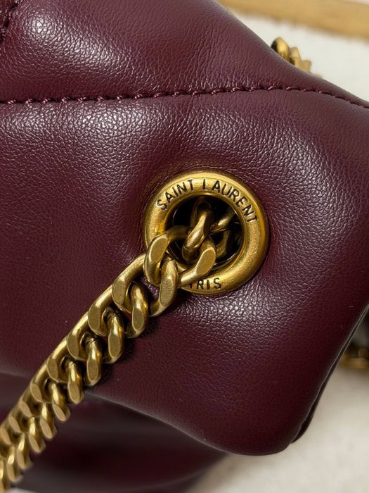 Torebka Yves Saint Laurent w kolorze bordowym