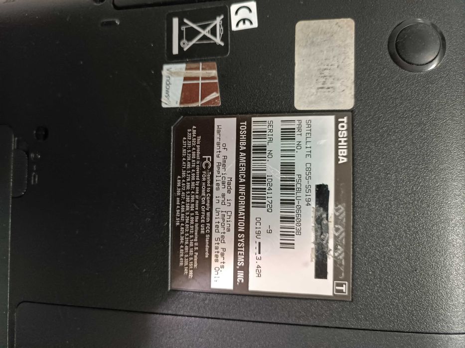 Laptop Toshiba Satellite C855 - S5194 WIN10 6GB