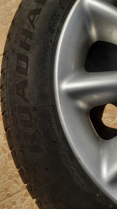 jantes Rover 25 / 45 de 15 polegadas  com pneus