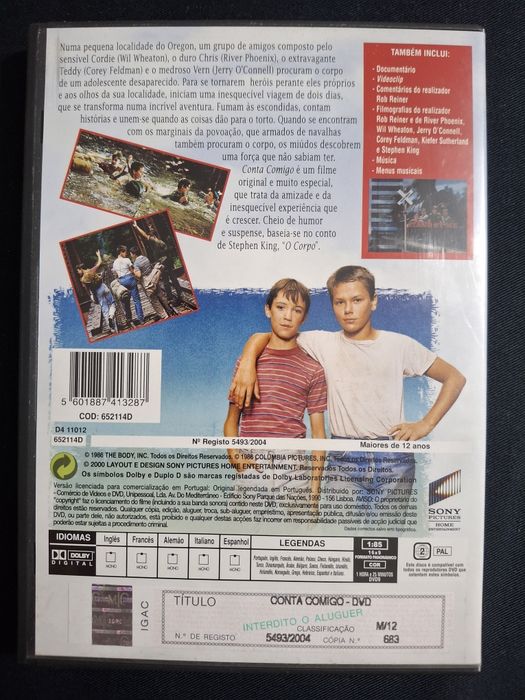 DVD Conta Comigo.