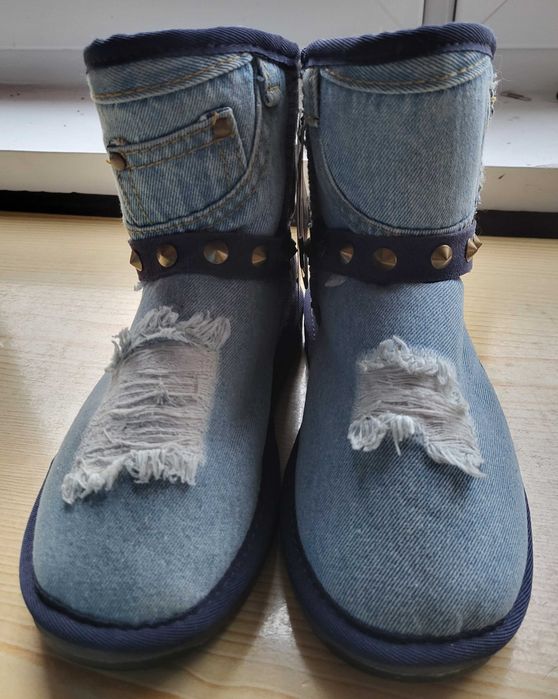 Dżinsowe buty UGG Tess-Denim 4 roz. 36 - NOWE - B. TANIO!