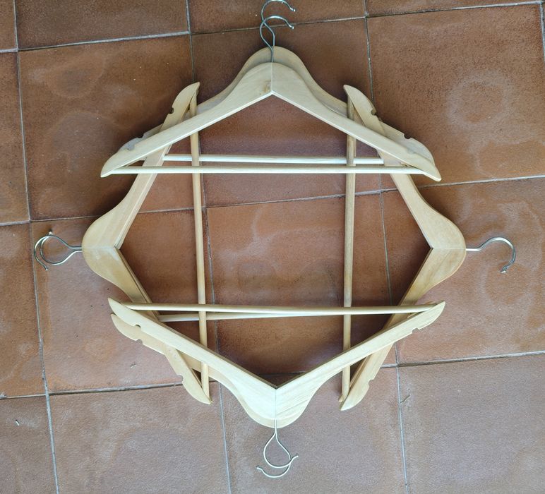 8 Cabides / Cruzetas de Madeira