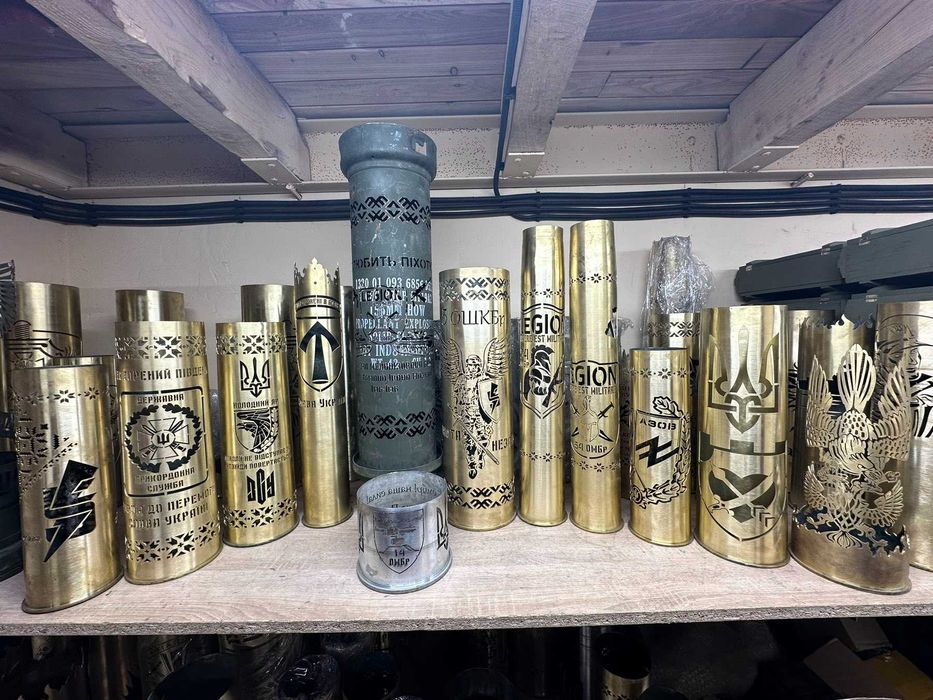 Гільзи різка сувенір / Лазерна порізка Ваших гільз та тубусів