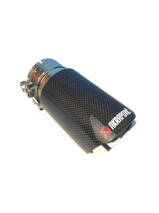 Насадки глушителя Akrapovic Выхлопная Акрапович Audi BMW карбон глянец