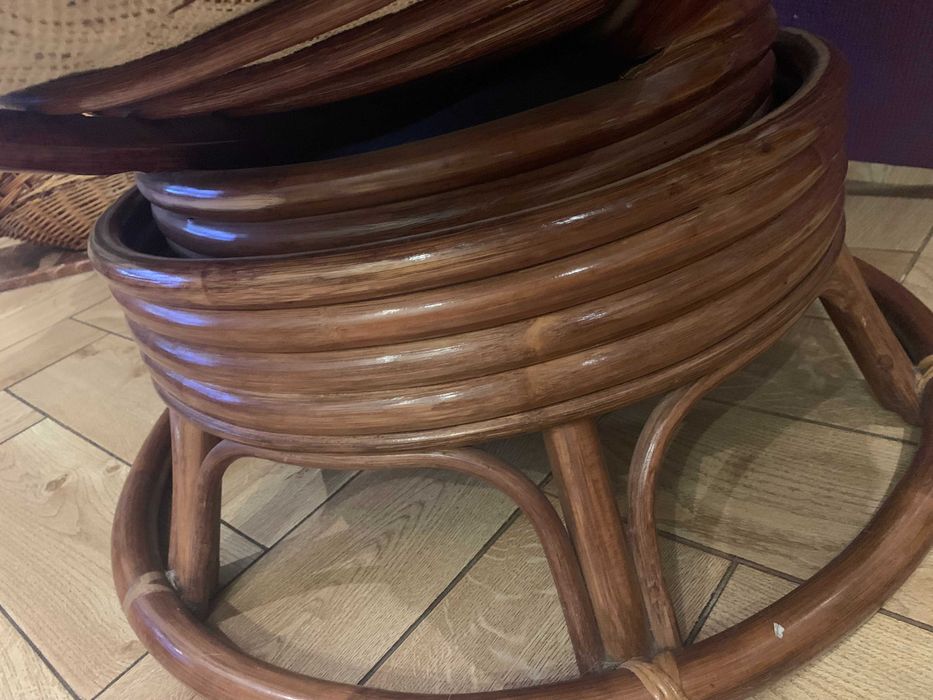 крісло гойдалка релакс з ротангу Папасан