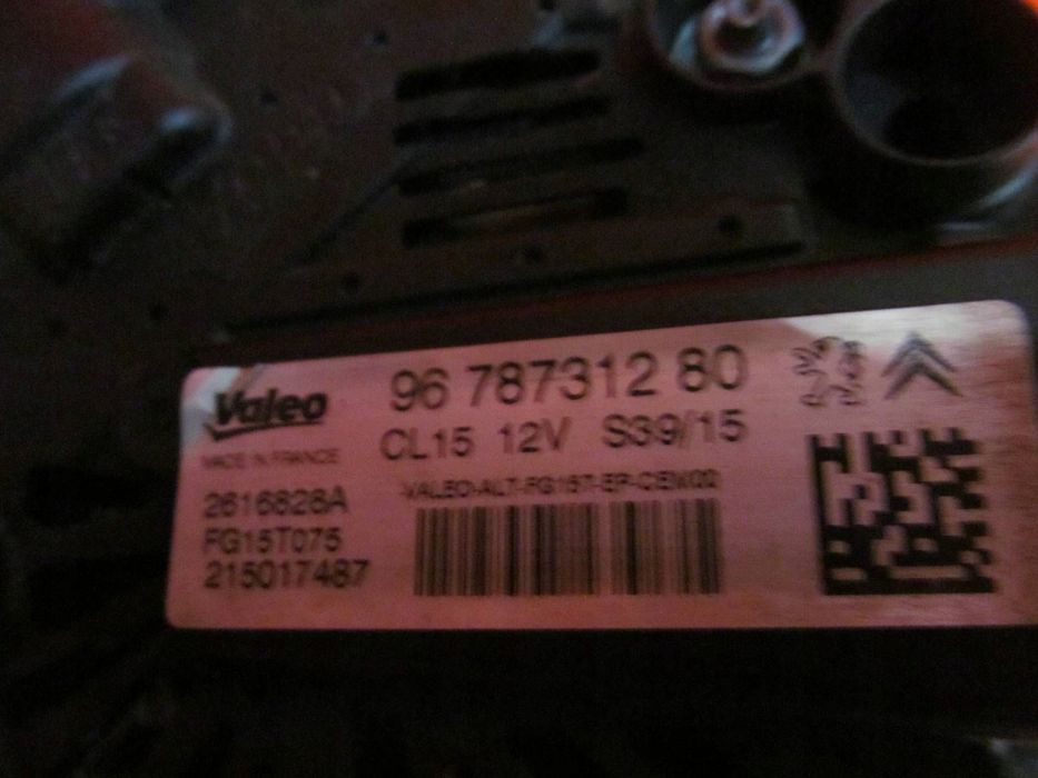 peugeot 508 i 1 8d 1.6 thp 5gz citroen c4 picasso ds4 alternator 9678731280