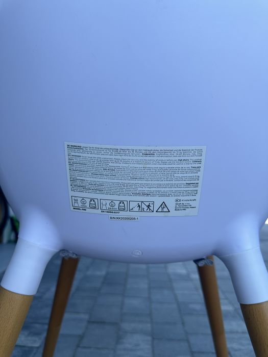 Kinderkraft krzeselko do karmienia