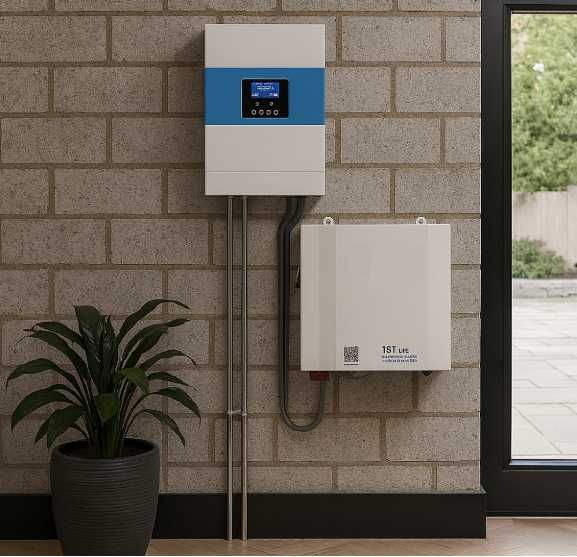 Безперебiйне живлення. Сонячні панелі Монтаж та Підключення Інверторів