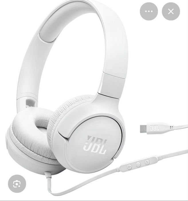 Słuchawki nauszne przewodowe  jbl tune 520c usb-c