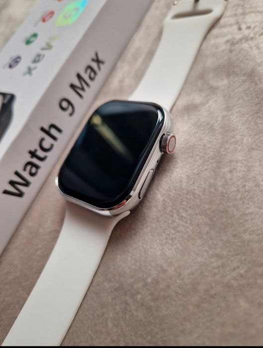 Watch 9 max, amoled, komplet pełny, smartwatch jest nowy