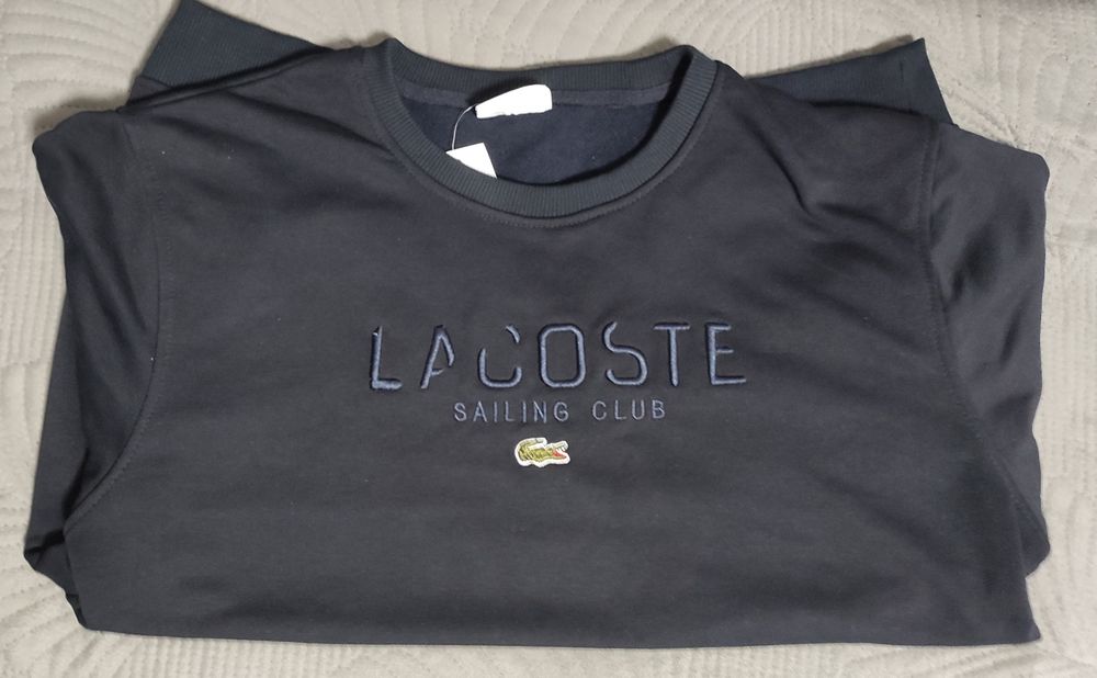 Bluza Lacoste + T-shirt Tommy Hilfiger