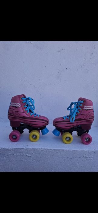 Patins e proteções Soy Luna como NOVOS