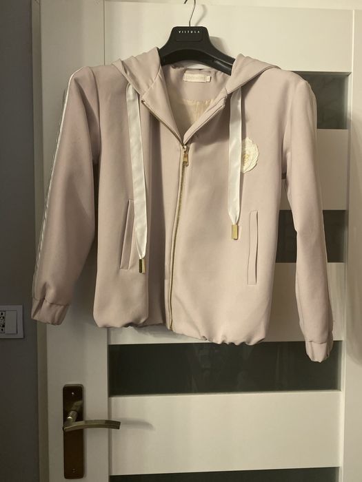 Różowa bluza z kapturem Cocomore