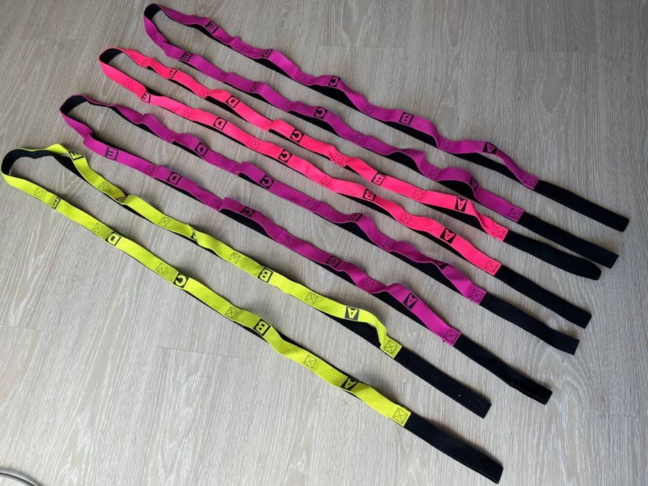 Лента для растяжки 3шт гимнастики Assistance Exerciser 8 петел стрічка