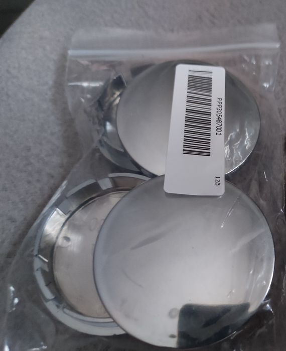 Dekielki do felg chrom 56mm Wysyłka InPost/hobby, kolekcje/