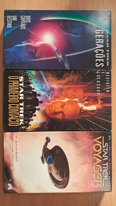 Pack 3 filmes Star Trek em VHS