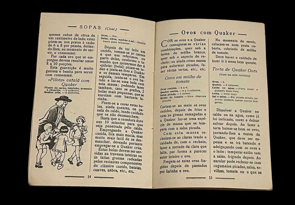 " Quaker Oats" de 1930 do Poeta FERNANDO PESSOA => Raridade