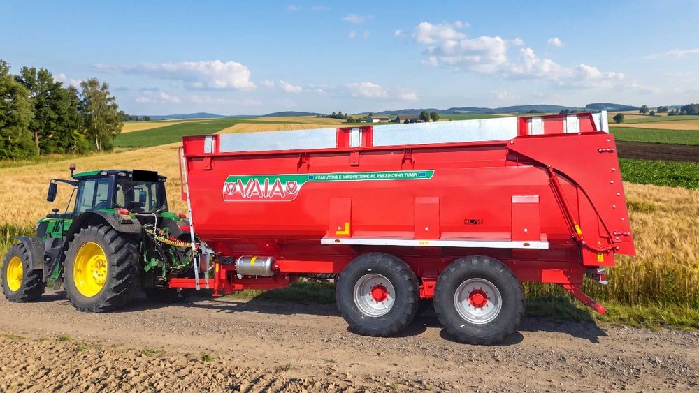 Przyczepa rolnicza Vaia NL180 skorupowa tandem
