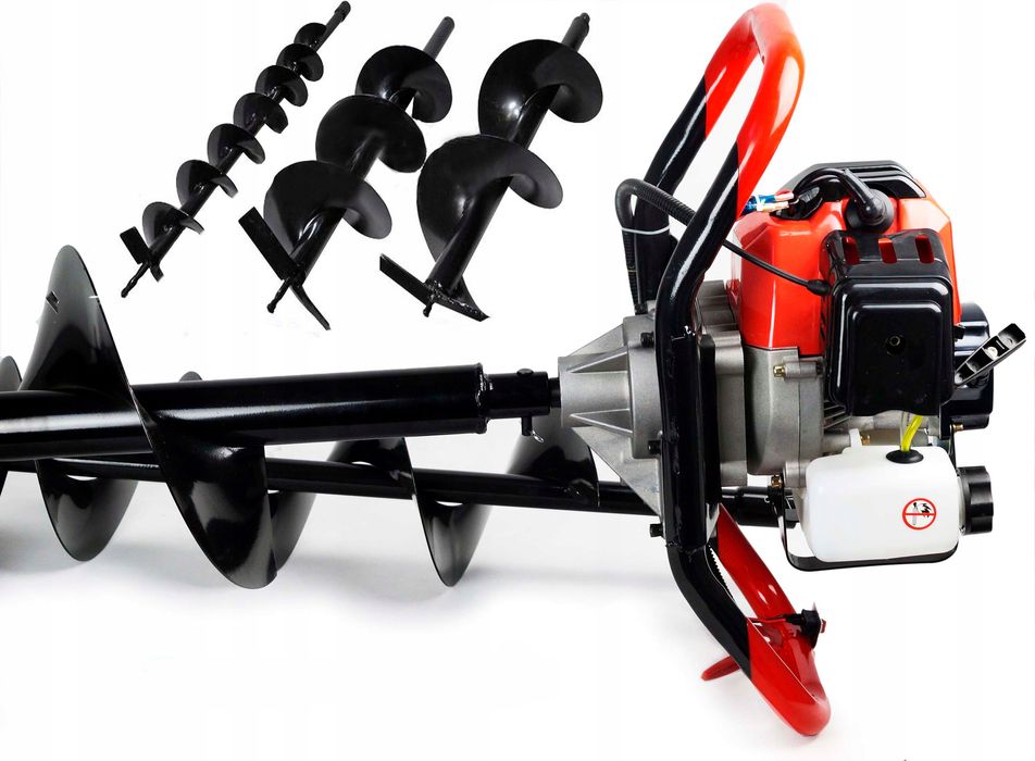 Wiertnica Glebowa Świder Spalinowy German 3 * Wiertła