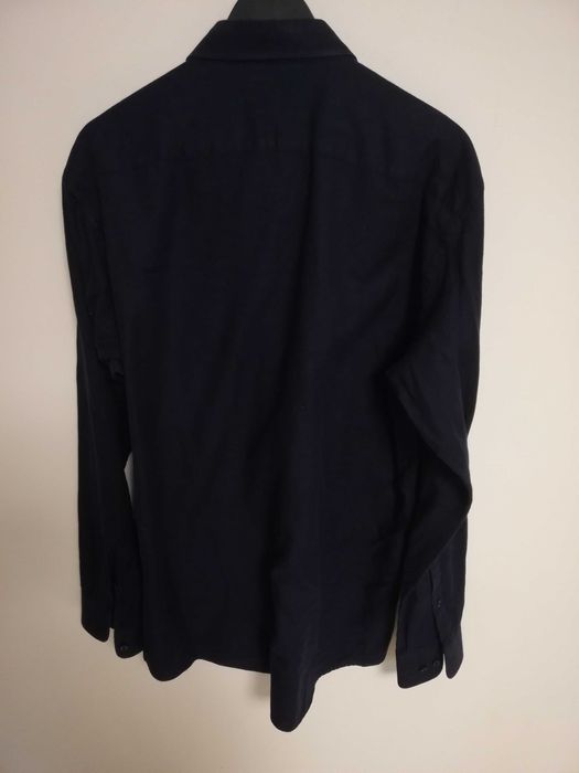 koszula Vistula granatowa XL kołnierz 43 na  188-194 slim 100% bawełna