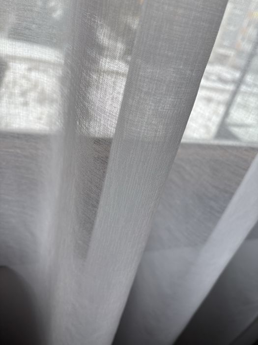 Zestaw 3 firanek 140x260 system wave z wszyta taśma