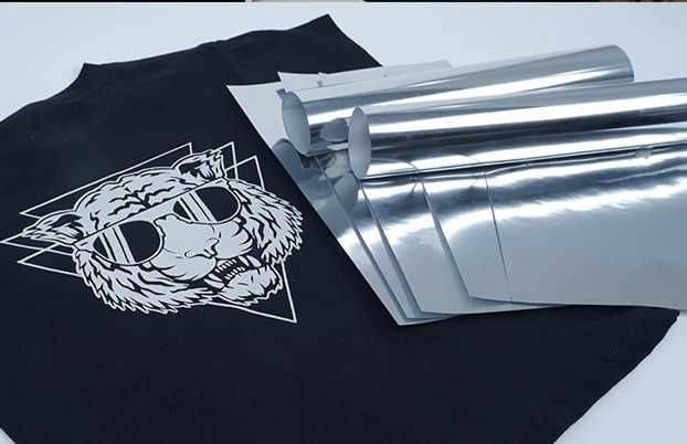 материалы dtf пленка film gold silver glow  золото серебро