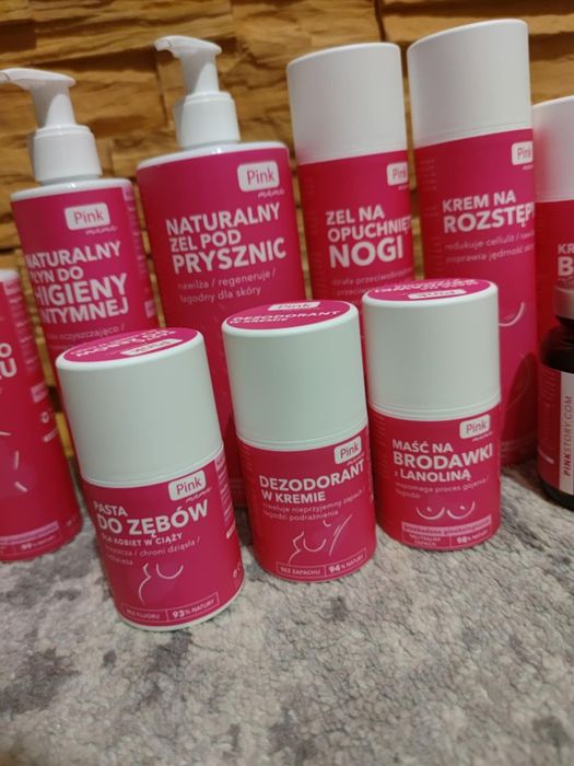 Pink mama kosmetyki dla kobiet w ciąży ciąża walentynki
