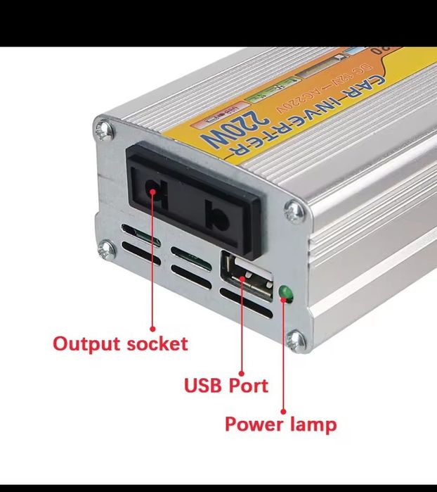 Konwerter 12v na 220v.