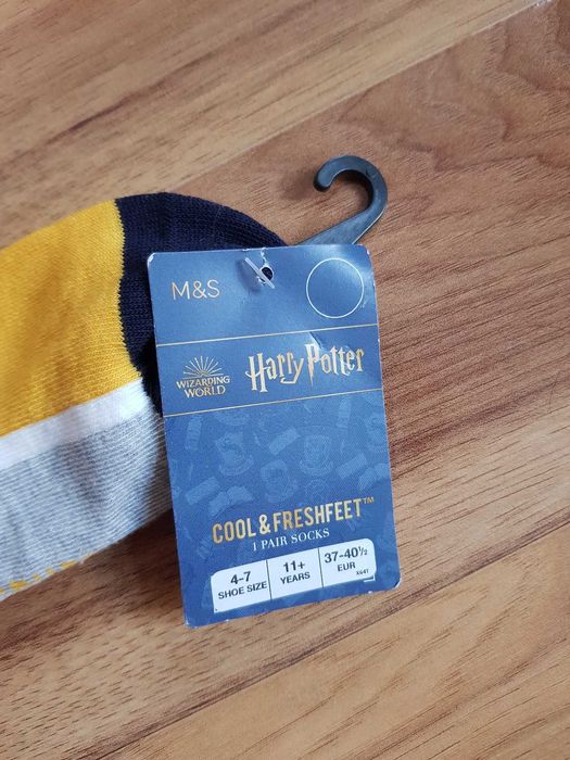 Żółte Skarpetki Hufflepuff Harry Potter Wizarding World 37-40,5