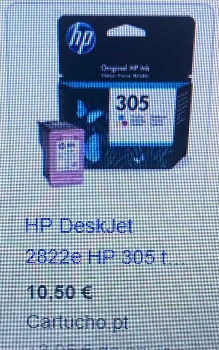 Printer HP DeskJet 2822e Multifunções
