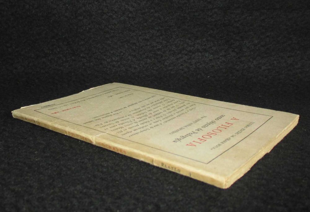Livro Apologia de Sócrates Platão 1953
