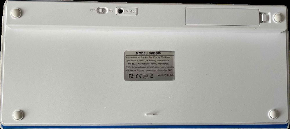 Тонка бездротова Bluetooth клавіатура PC iMac iPad Android iOS