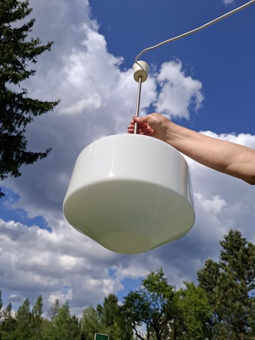 Lampy ze szklanym kloszem PRL