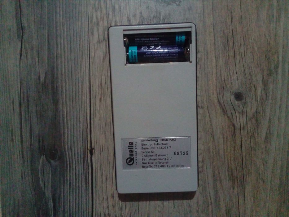 kalkulator privileg 858 md