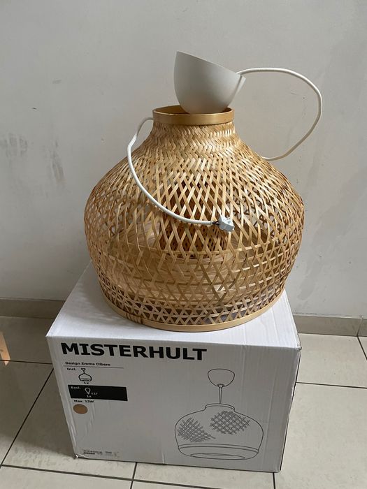 Candeeiro do Ikea bambu