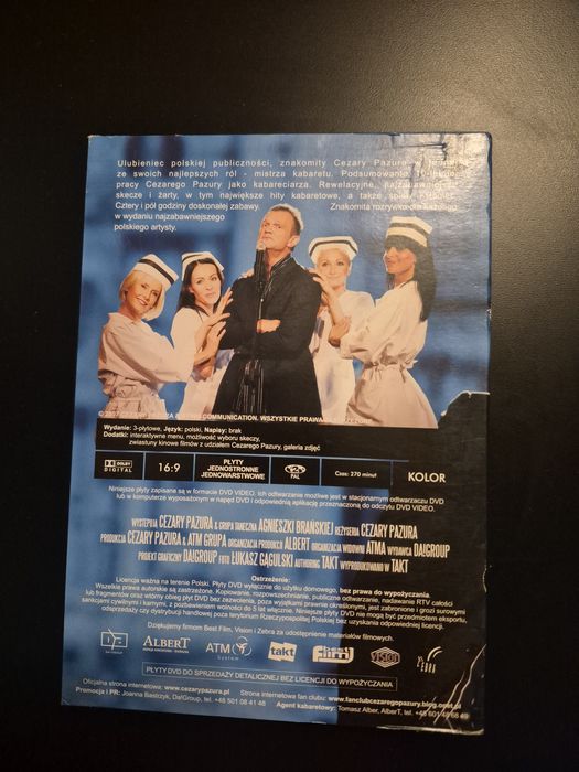 Cezary Pazura kabaret na dvd