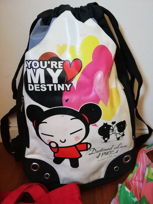 Sacos e mochila em bom estado
