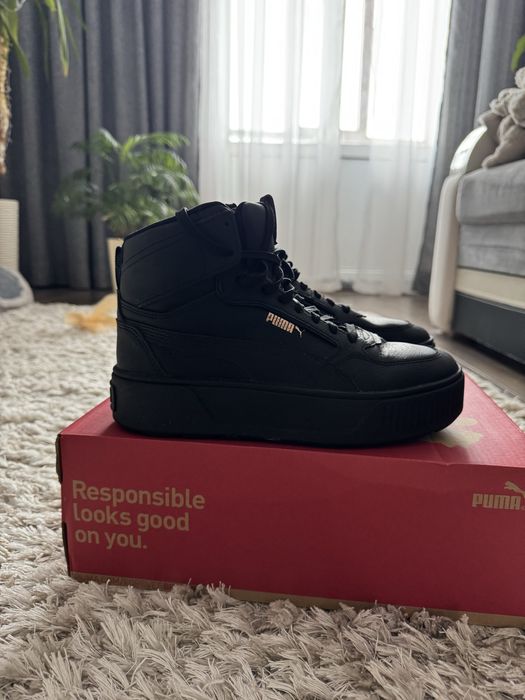 Черевики хайтопи кросівки жіночі Puma Karmen rebelle mid