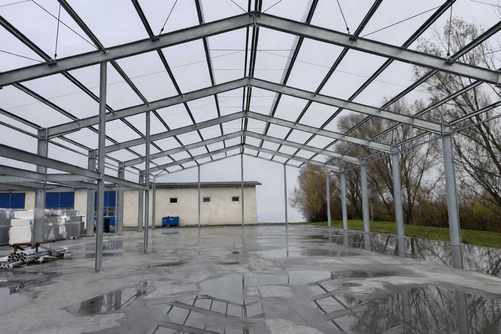 Konstrukcja hali 20x42x7 hala magazyn warsztat obora produkcyjna
