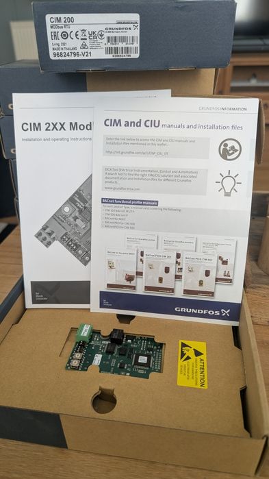 Nowy Moduł Komunikacyjny Grundfos CIM 200 Modbus RTU 96824796-V21