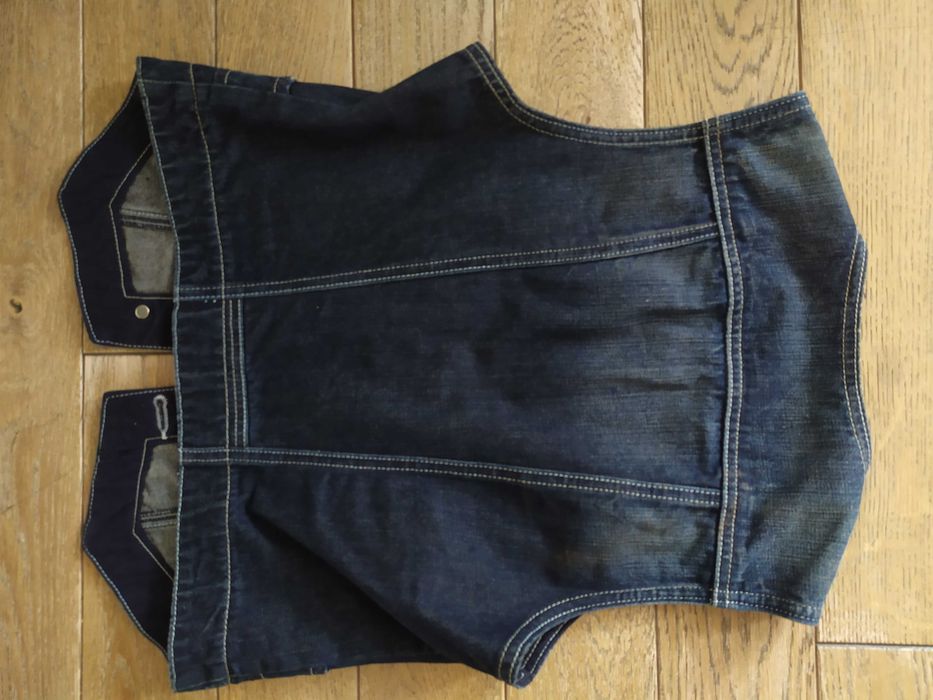 Piękna  jeansowa kamizelka z dżinsu Next M