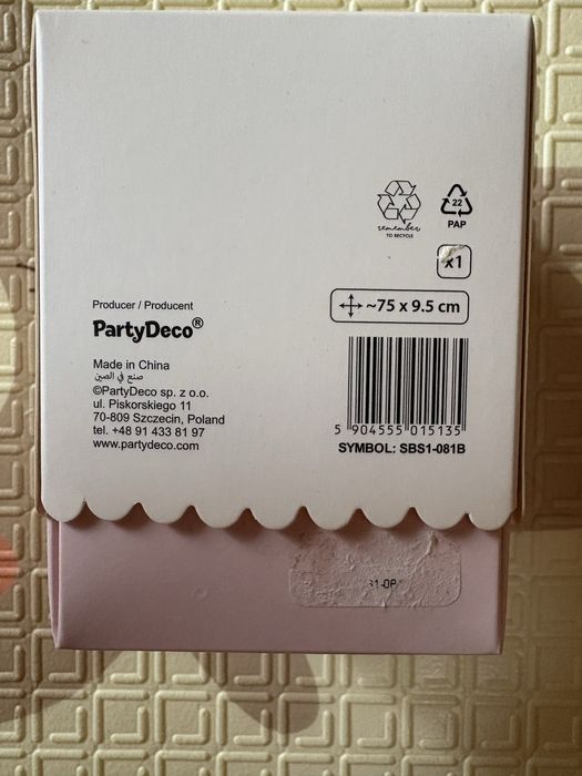 Szarfa na baby shower mom to be róż