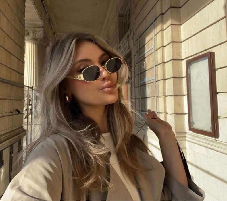 Nowe okulary przeciwsłoneczne styl celinki celine
