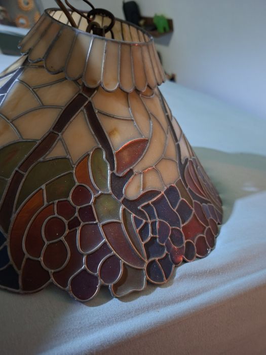 Candeeiro estilo vitral