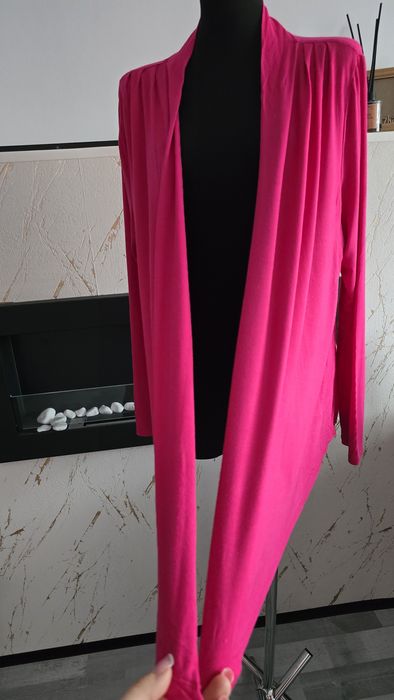 Piękna wiskoza narzutka kardigan duży rozmiar